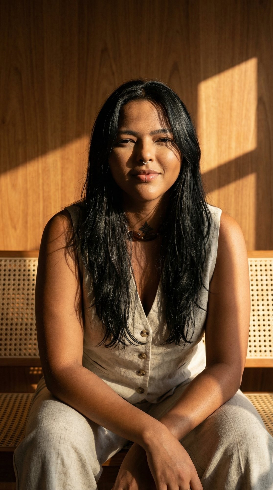 Foto profissional luz natural gerada por IA