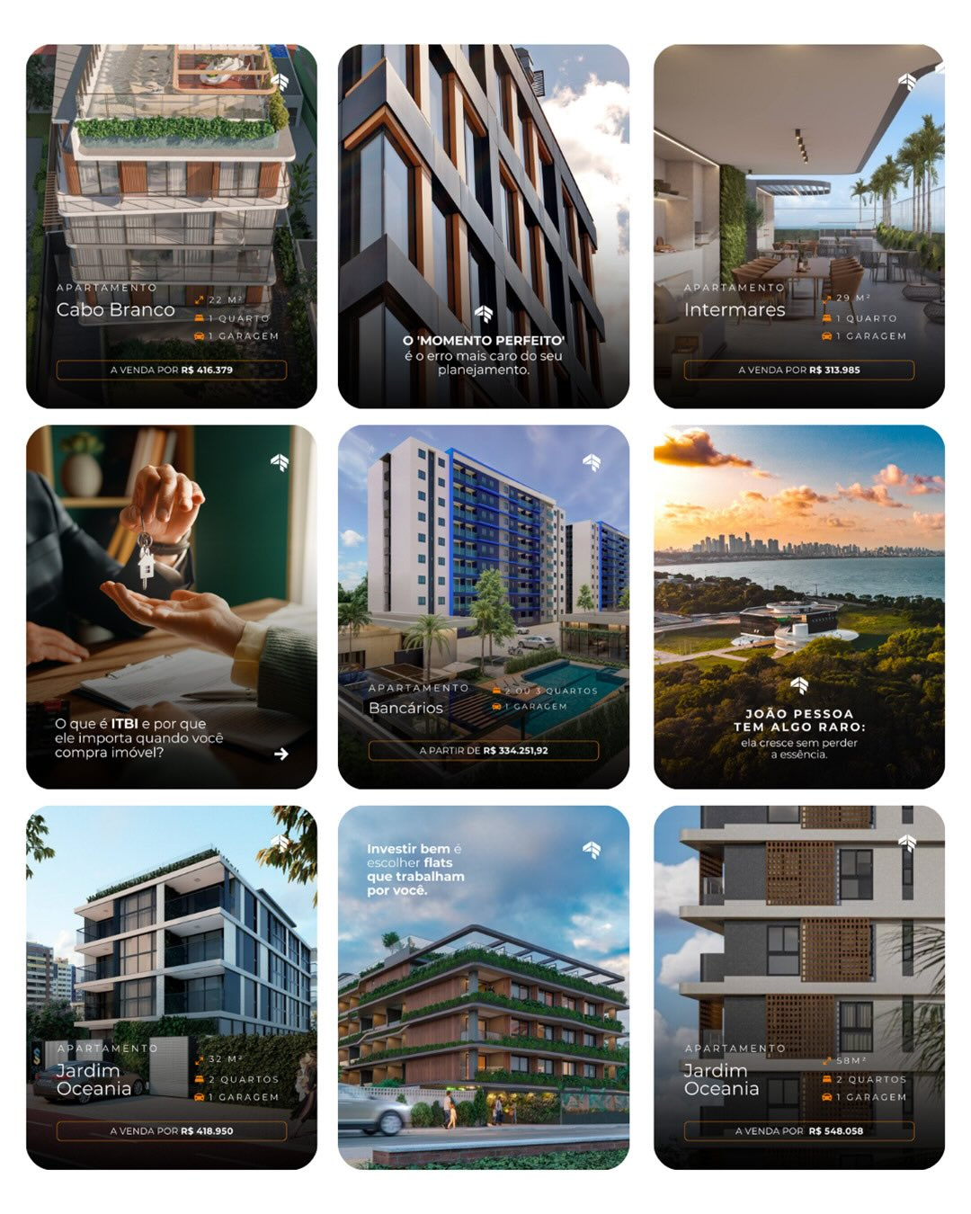 Posts para imobiliária